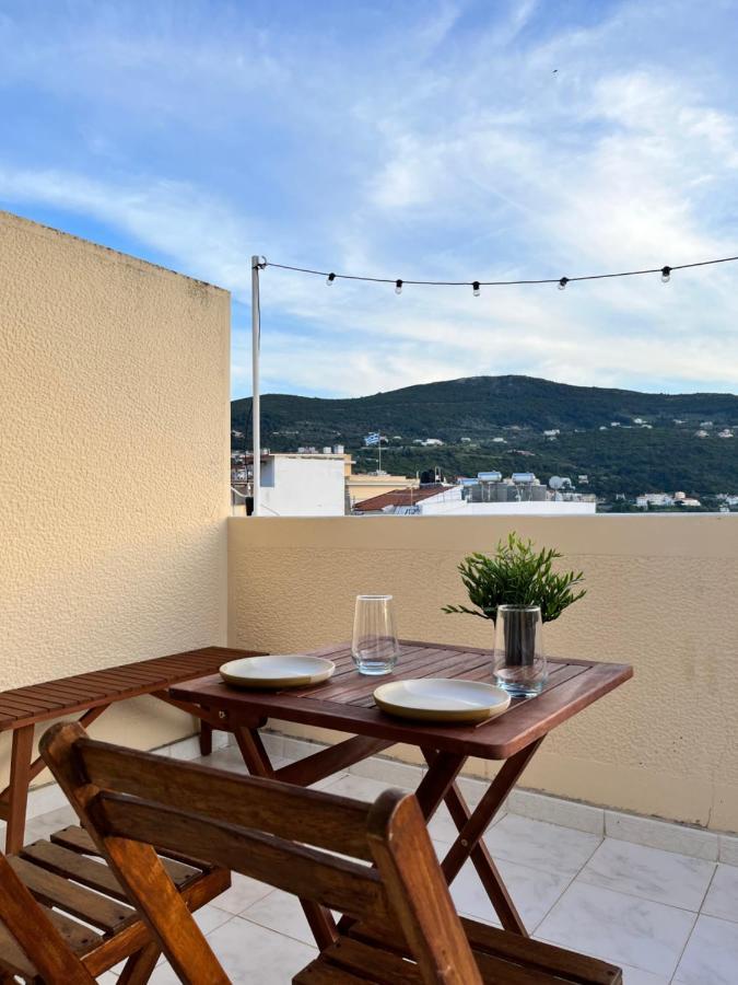 사모스 Plateia Sea View Loft 아파트 외부 사진